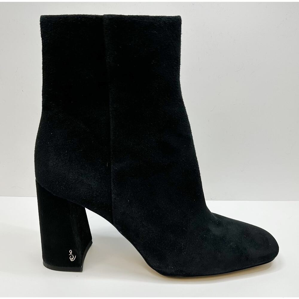 Sam Edelman Codie Suede Block Heel Square Toe Ank… - image 2